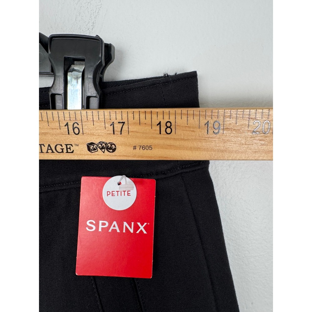 NEW Spanx On-the-Go Cropped Wide Leg Pants Black 1X Petite 20477Q - Picture 3 of 12